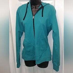 Lotus Wear turquoise hoodie jacket